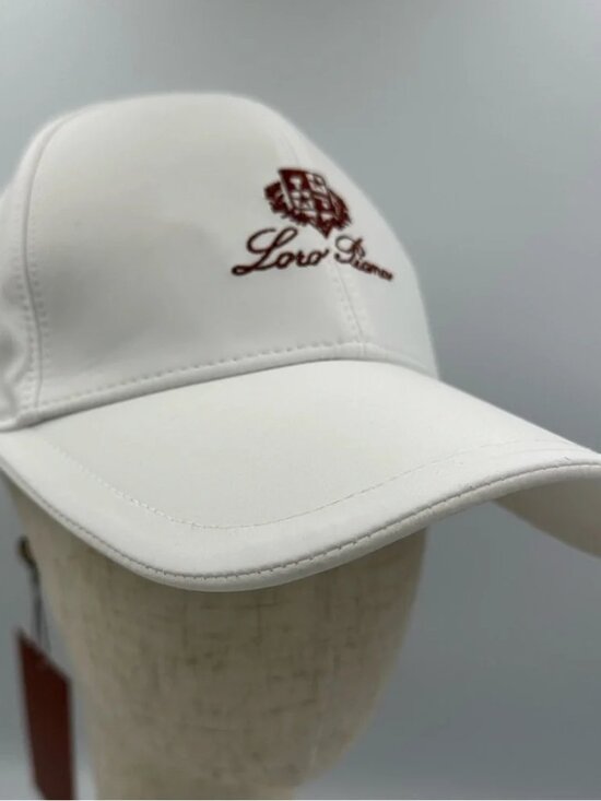 Loro Piana Storm System Baseball Cap white Made in Italy main image 7